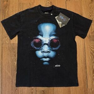 Hellstar Goggle T-Shirt 'Black/Blue'